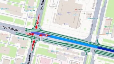 Фото: В Череповце с 1 июня частично перекроют перекрёсток проспекта Победы и улицы Горького для ремонта трамвайных путей