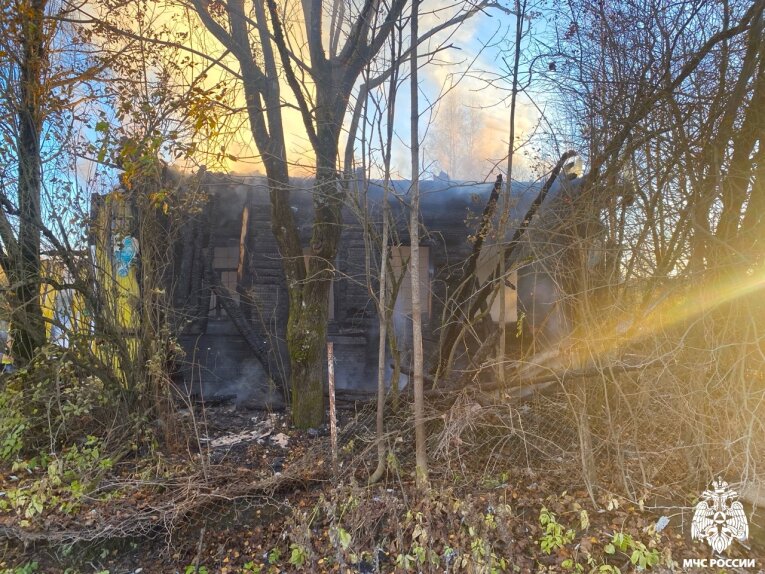Фото: Пожар в Шекснинском округе: дом повреждён, хозяин госпитализирован