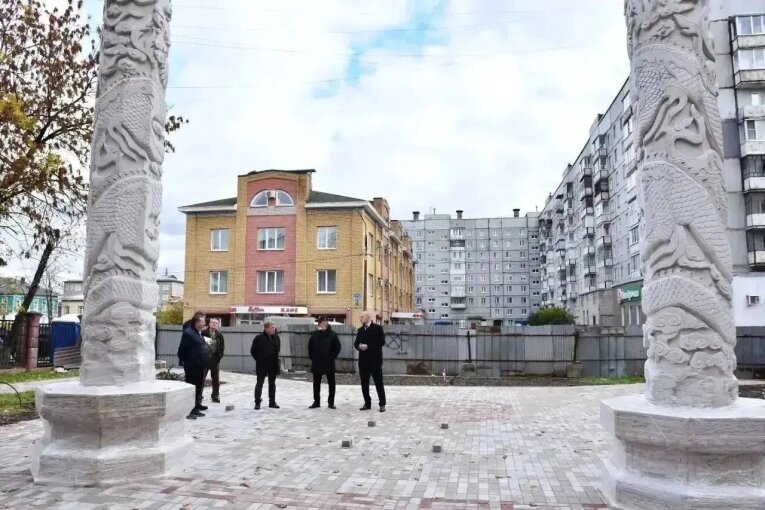 Фото: Китайский сквер в Череповце откроют к Дню народного единства